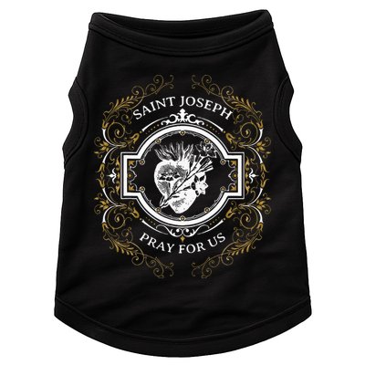 St Joseph Consecration Most Chaste Heart Catholic Saint Doggie Tank
