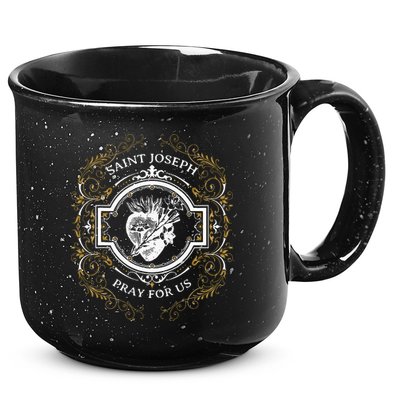 St Joseph Consecration Most Chaste Heart Catholic Saint 15oz Campfire Ceramic Mug