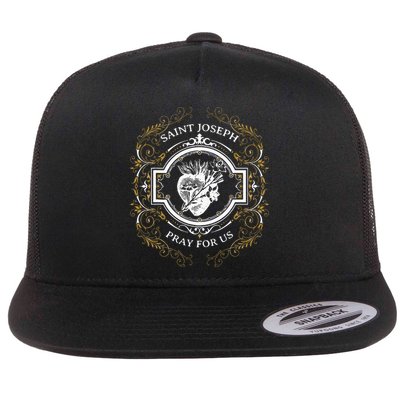 St Joseph Consecration Most Chaste Heart Catholic Saint Flatbill Hat