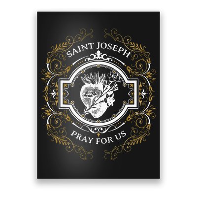 St Joseph Consecration Most Chaste Heart Catholic Saint Poster