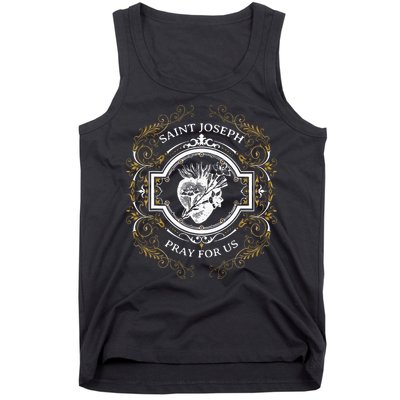 St Joseph Consecration Most Chaste Heart Catholic Saint Tank Top