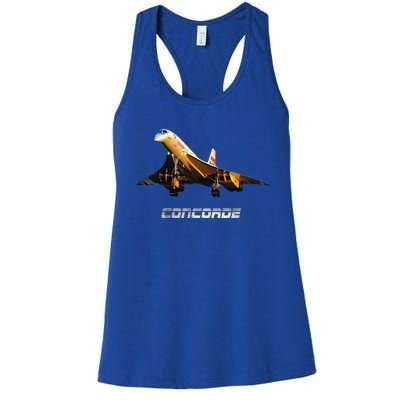 Supersonic Jet Concorde Women's Racerback Tank