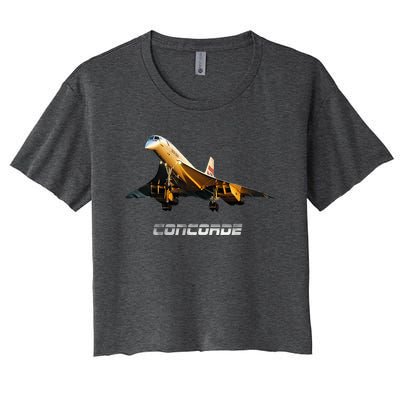 Supersonic Jet Concorde Women's Crop Top Tee