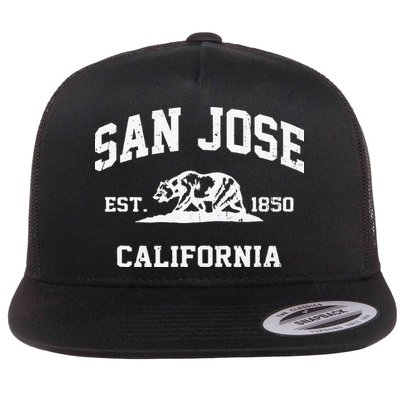 San Jose California CA Vintage State Athletic Style Flatbill Hat