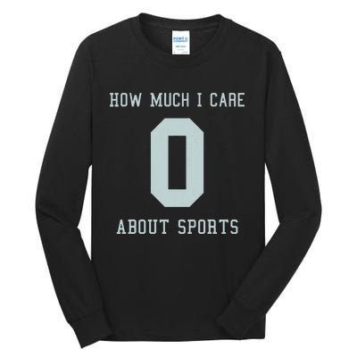 Sports Jersey Costume For Anti Sport People Tall Long Sleeve T-Shirt