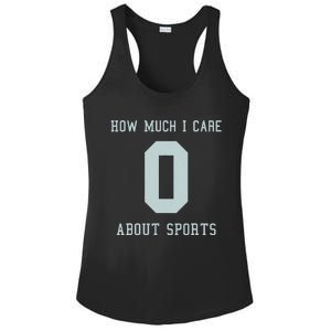 Sports Jersey Costume For Anti Sport People Ladies PosiCharge Competitor Racerback Tank