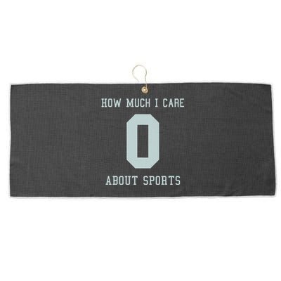 Sports Jersey Costume For Anti Sport People Large Microfiber Waffle Golf Towel