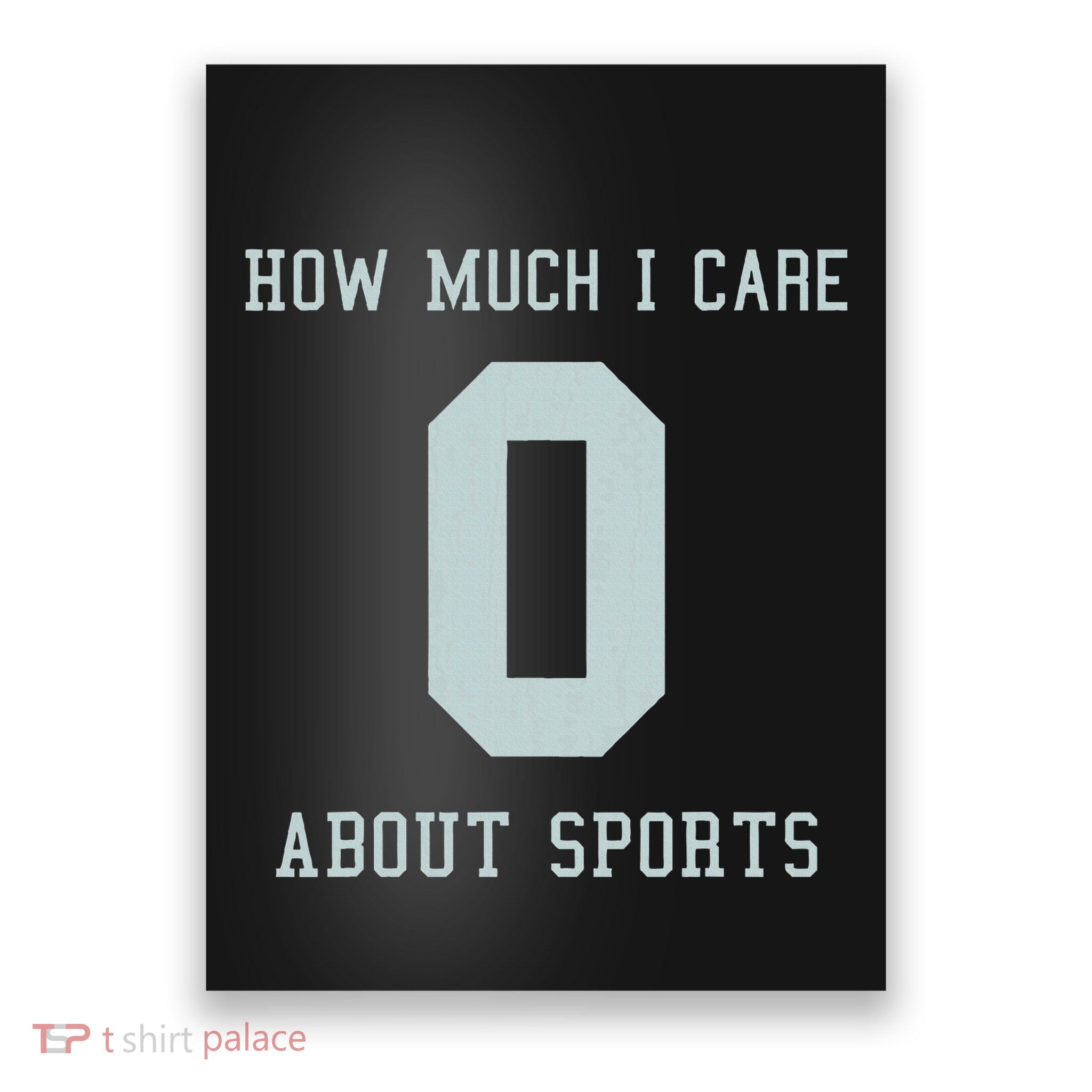 Sports Jersey Costume For Anti Sport People Poster