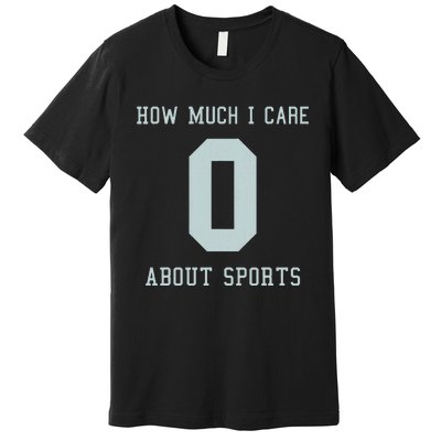 Sports Jersey Costume For Anti Sport People Premium T-Shirt