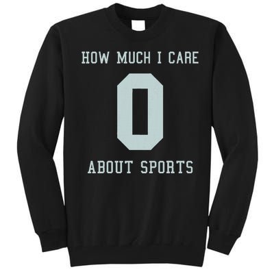 Sports Jersey Costume For Anti Sport People Tall Sweatshirt