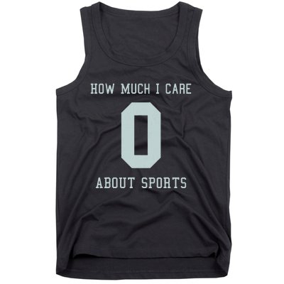 Sports Jersey Costume For Anti Sport People Tank Top