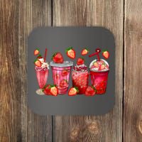 Strawberry Juice Coffee Cups Strawberry Festival Fruit Lover Coaster