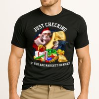 Santa Just Checking If You Are Naughty Or Nice Performance Shirt