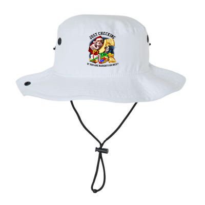 Santa Just Checking If You Are Naughty Or Nice Legacy Cool Fit Booney Bucket Hat