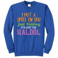 Spell Just Ding Haldol Funny Nurse Halloween Rn Icu Gift Sweatshirt