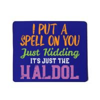 Spell Just Ding Haldol Funny Nurse Halloween Rn Icu Gift Mousepad