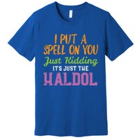 Spell Just Ding Haldol Funny Nurse Halloween Rn Icu Gift Premium T-Shirt