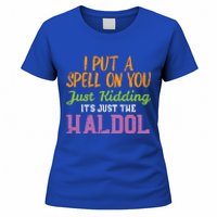 Spell Just Ding Haldol Funny Nurse Halloween Rn Icu Gift Women's T-Shirt