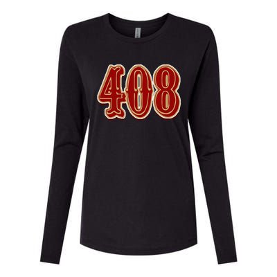 San Jose Dynasty S 408 Hella 408 Legacy Womens Cotton Relaxed Long Sleeve T-Shirt