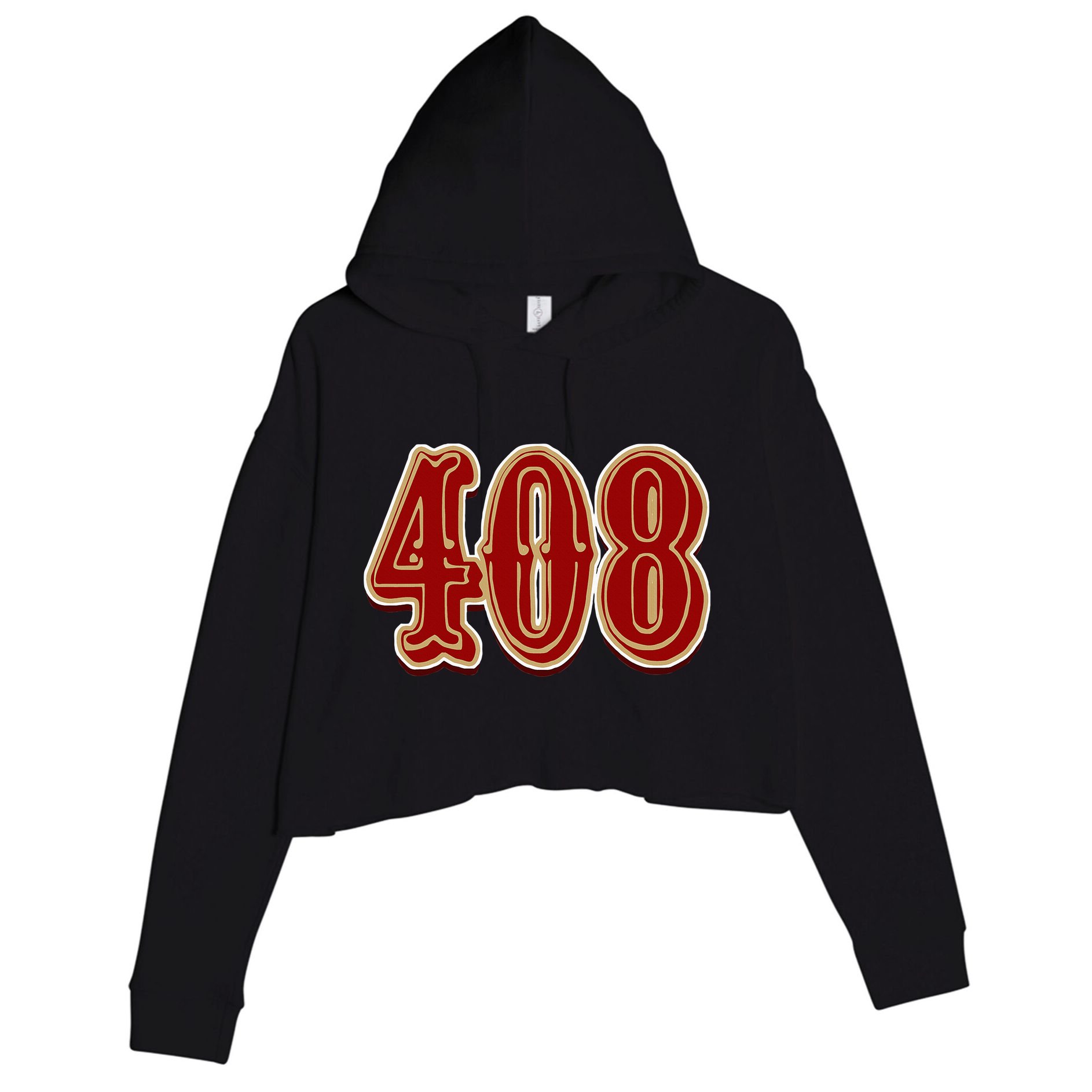 San Jose Dynasty S 408 Hella 408 Legacy Crop Fleece Hoodie
