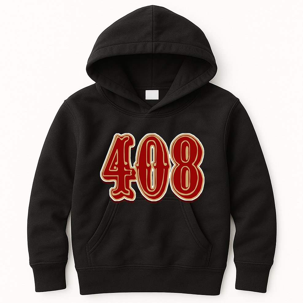 San Jose Dynasty S 408 Hella 408 Legacy Kids Hoodie