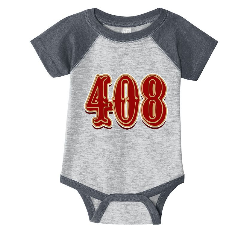 San Jose Dynasty S 408 Hella 408 Legacy Infant Baby Jersey Bodysuit