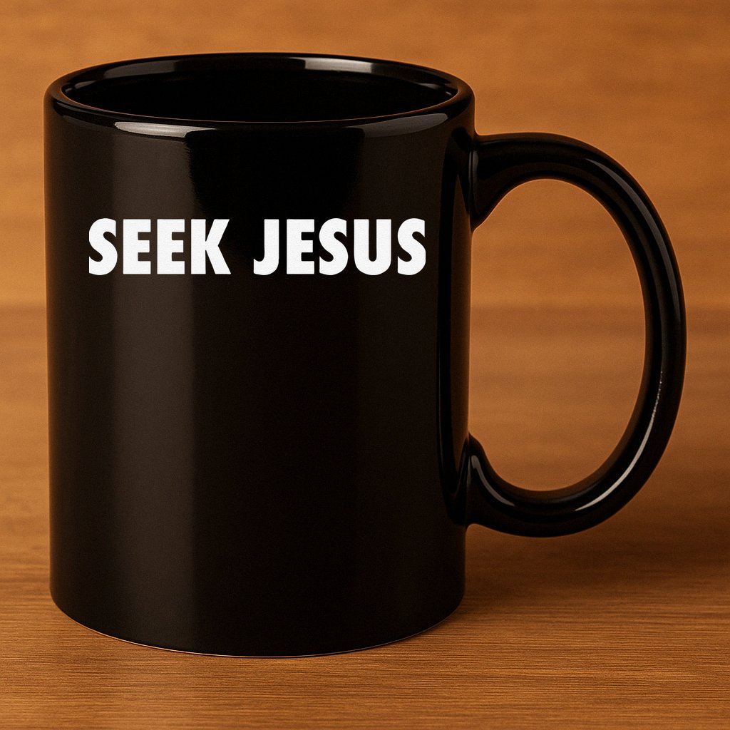 Seek Jesus Evangelism 11oz C Handle Ceramic Mug