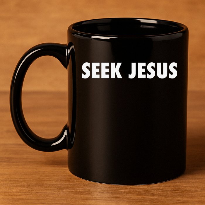 Seek Jesus Evangelism 11oz C Handle Ceramic Mug