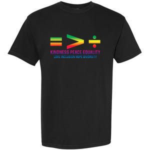 Social Justice Equality Greater Than Division Garment-Dyed Heavyweight T-Shirt