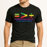 Social Justice Equality Greater Than Division Cooling Performance Crew T-Shirt
