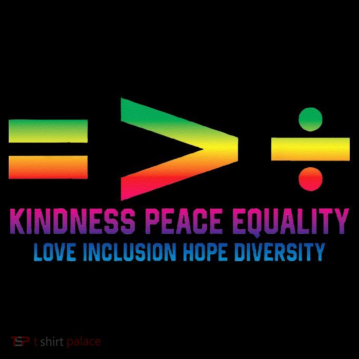 Social Justice Equality Greater Than Division Button