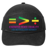 Social Justice Equality Greater Than Division 7-Panel Snapback Hat