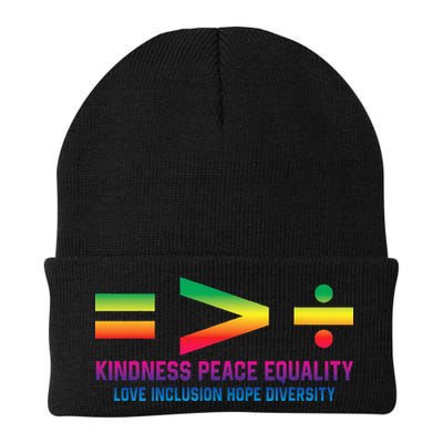 Social Justice Equality Greater Than Division Beanie