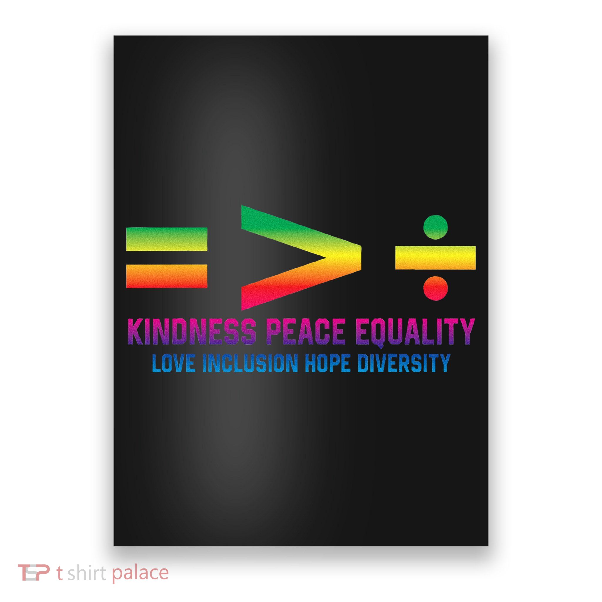 Social Justice Equality Greater Than Division Poster
