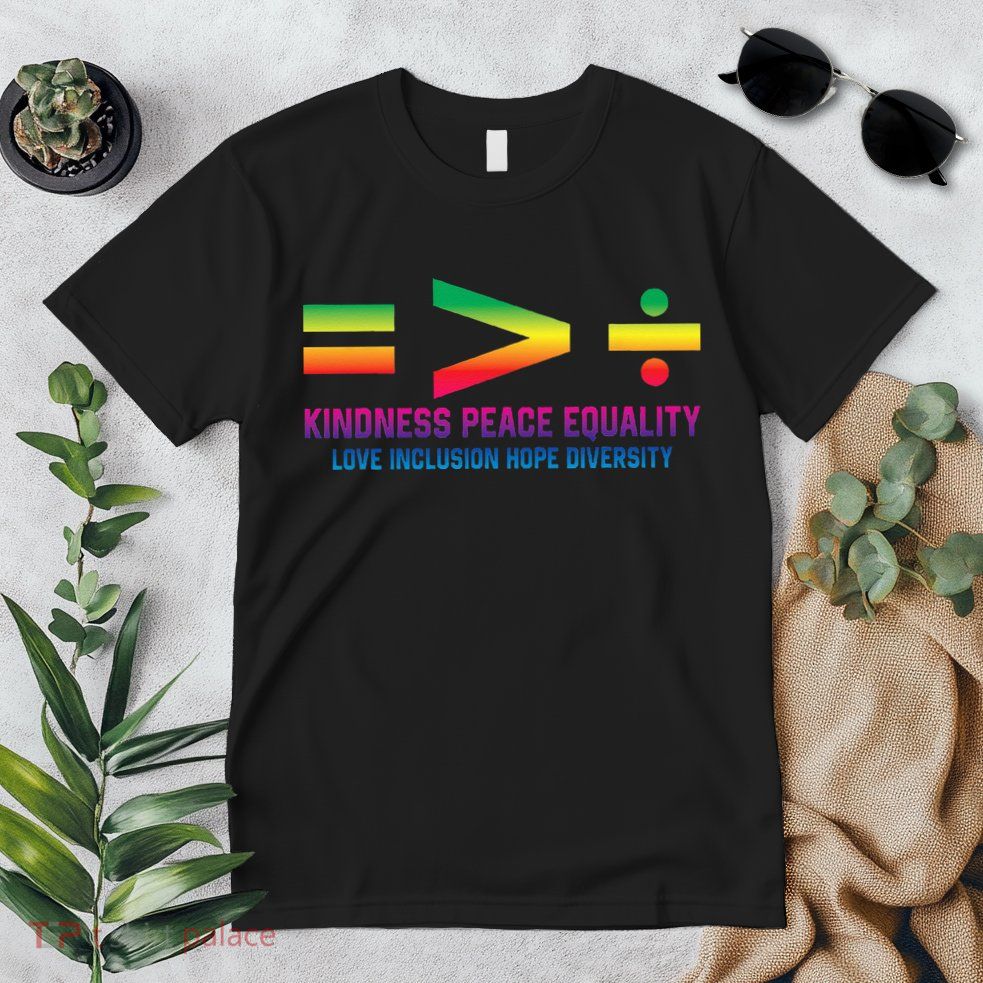 Social Justice Equality Greater Than Division Premium T-Shirt