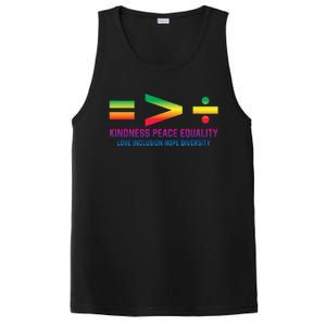 Social Justice Equality Greater Than Division PosiCharge Competitor Tank