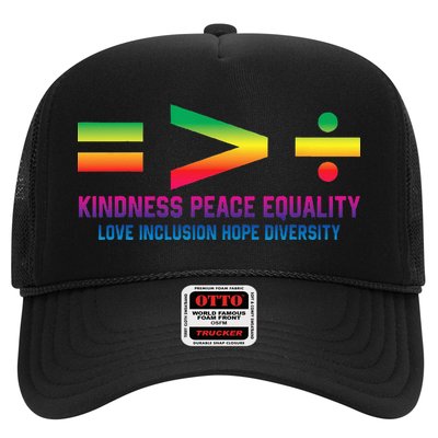 Social Justice Equality Greater Than Division Trucker Hat