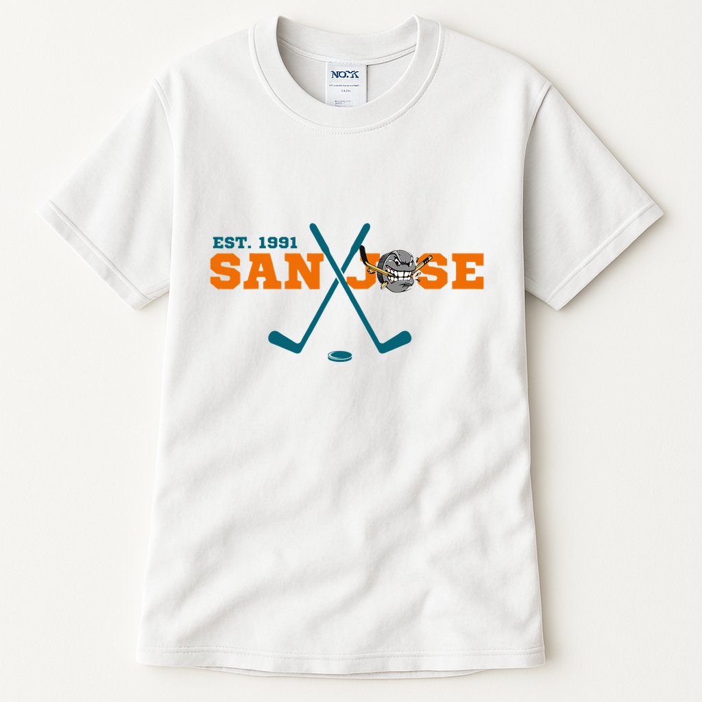 San Jose Est 1991 Sports Team Novelty Athletic Tall T-Shirt
