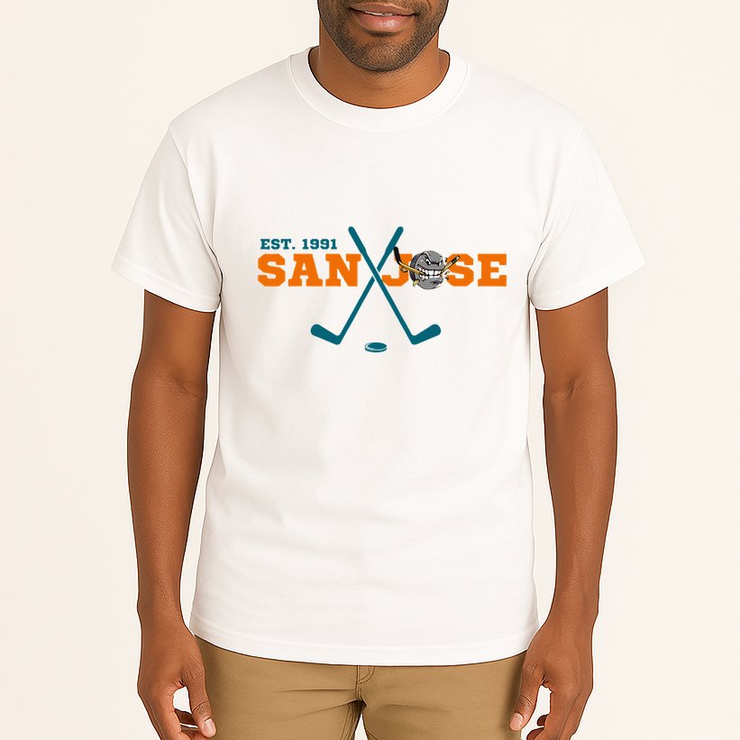 San Jose Est 1991 Sports Team Novelty Athletic Tall T-Shirt