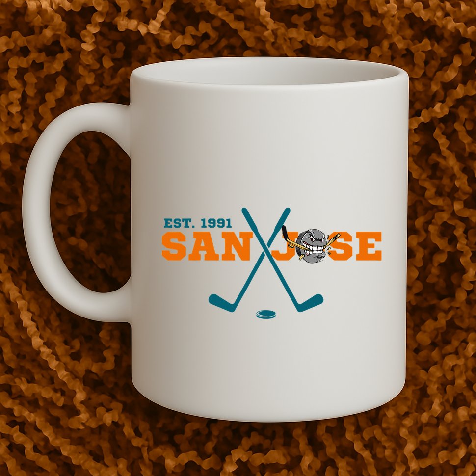 San Jose Est 1991 Sports Team Novelty Athletic Mug