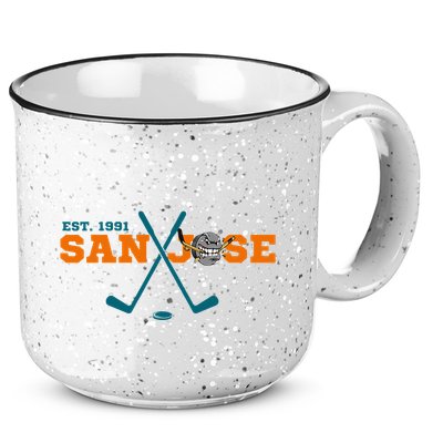 San Jose Est 1991 Sports Team Novelty Athletic 15oz Campfire Ceramic Mug