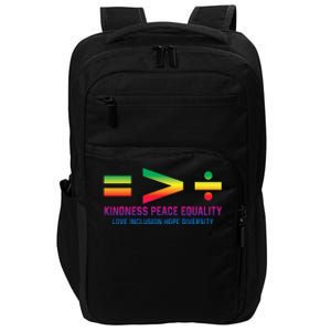 Social Justice Equality Greater Than Division Impact Tech Backpack