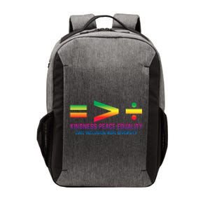 Social Justice Equality Greater Than Division Vector Backpack