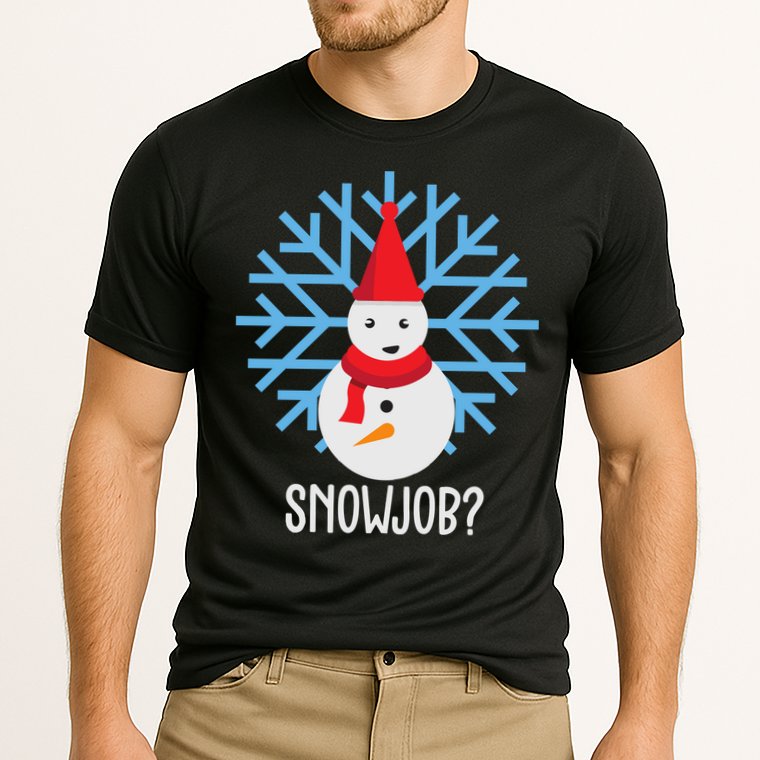 Snow Job Funny Snowman Performance Shirt