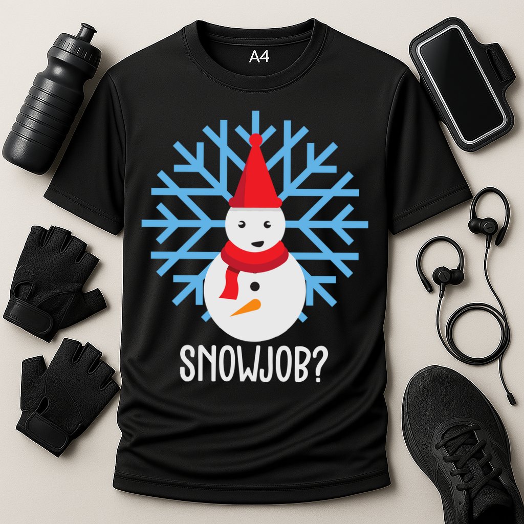Snow Job Funny Snowman Performance Shirt