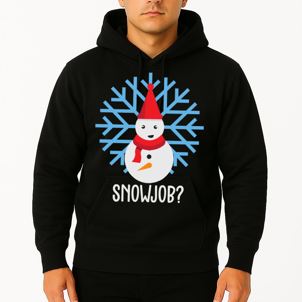 Snow Job Funny Snowman Hoodie