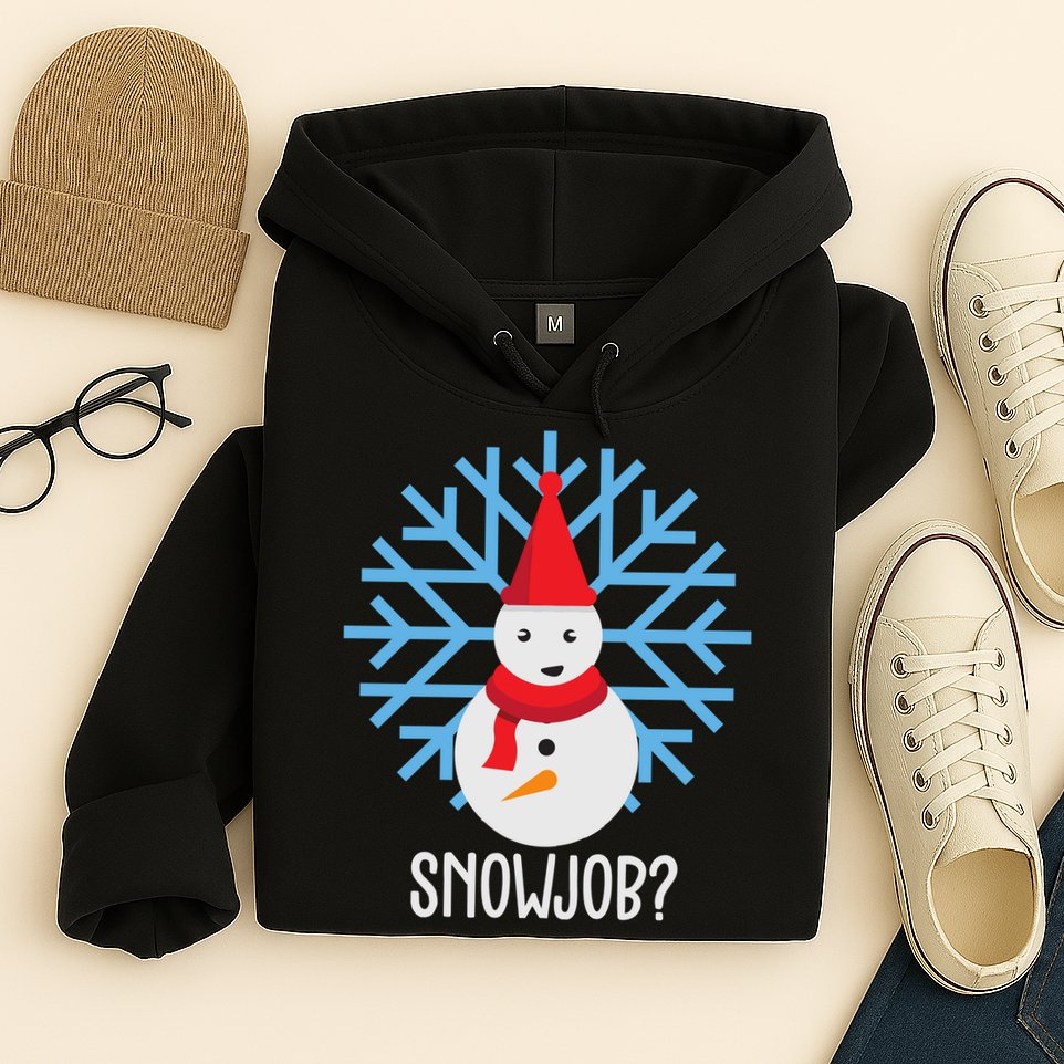 Snow Job Funny Snowman Hoodie