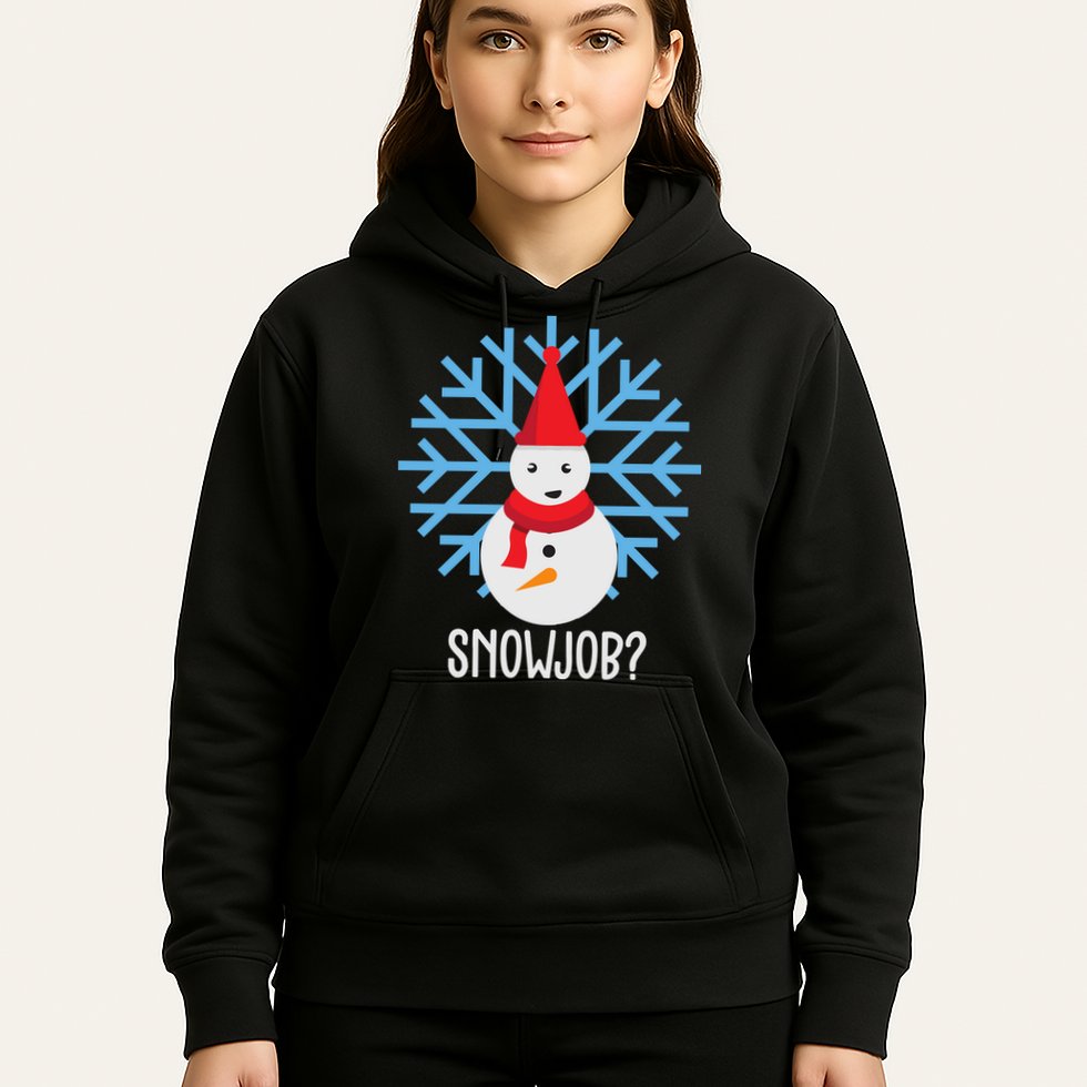 Snow Job Funny Snowman Hoodie