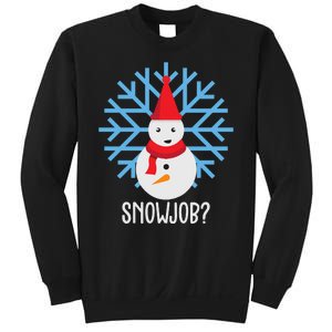 Snow Job Funny Snowman Sweatshirt