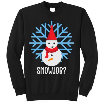 Snow Job Funny Snowman Sweatshirt